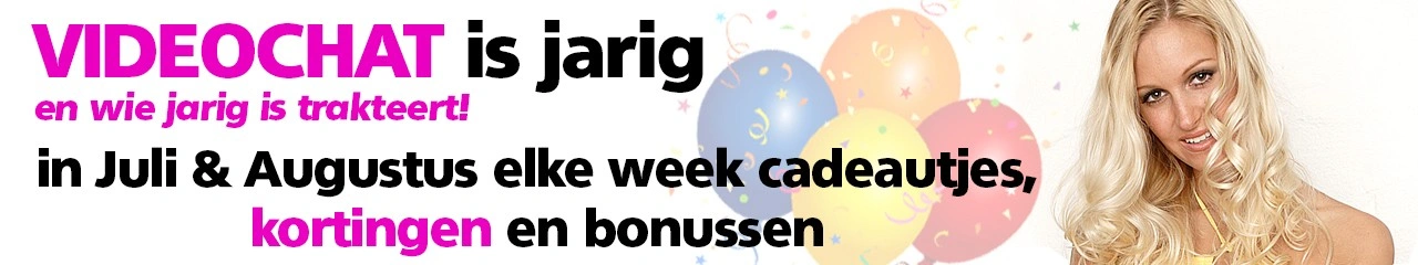 Videochat is jarig!